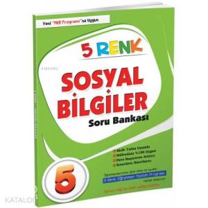 5 Renk Yayınları 5. Sınıf Sosyal Bilgiler Soru Bankası 5 Renk 