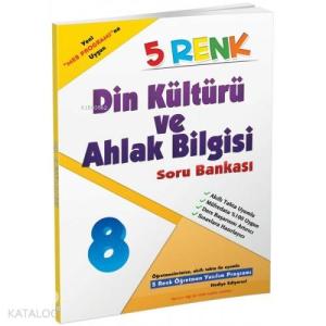 5 Renk Yayınları 8. Sınıf LGS Din Kültürü ve Ahlak Bilgisi Soru Bankası 5 Renk 