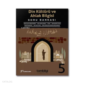 5. Sınıf Din Kültürü Ve Ahlak Bilgisi Soru Bankası Tambilgi Yayınları