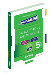 5. Sınıf Din Kültürü Ve Ahlak Bilgisi Soru Bankası + Yaprak Test Tambilgi Yayınları