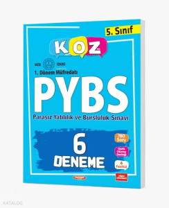 5. Sınıf PYBS 6 Deneme