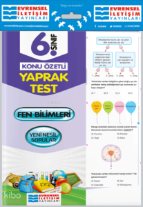 6.Sınıf Fen Bilimleri  YT 2020