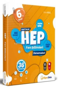 6. Sınıf HEP Fen Bilimleri Haftalık Deneme Föyleri