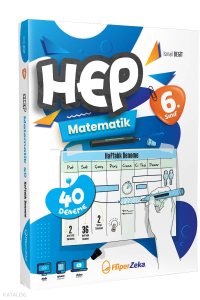 6. Sınıf HEP Matematik Haftalık Deneme Föyleri