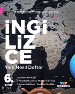 6. Sınıf İngilizce Yeni Nesil Defter Workwin Yayınları