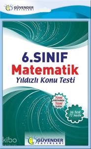 6.Sınıf Matematik Konu Testi; 36 Adet Yaprak Test