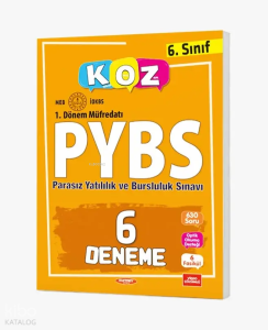 6. Sınıf PYBS 6 Deneme