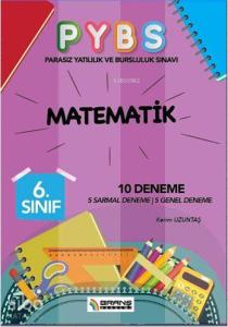6. Sınıf PYBS Matematik 10 Deneme; 5 Sarmal Deneme - 5 Genel Deneme