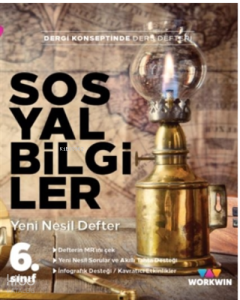 6. Sınıf Sosyal Bilgiler Yeni Nesil Defter Workwin Yayınları