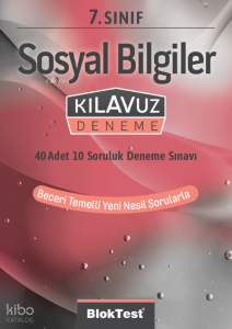 7.Sınıf Bloktest Sosyal Bilgiler Kılavuz Deneme