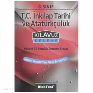 7.Sınıf Bloktest Tc.İnkılap Tarihi Kılavuz Deneme