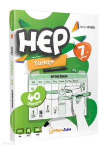 7. Sınıf HEP Türkçe Haftalık Deneme Föyleri