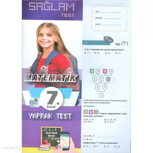 7.Sınıf Matematik Sağlam Yaprak Test