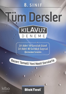8.Sınıf Bloktest Tüm Dersler Kılavuz Deneme