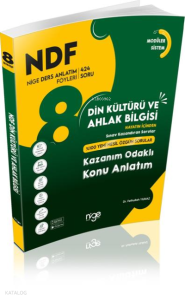 8.Sınıf Din Kültürü Ve Ahlak Bilgisi Ndf Nige Ders Anlatım Föyü