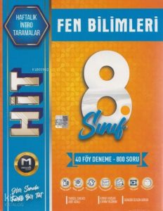 8. Sınıf Fen Bilimleri İntro Hıt 40 Deneme Mozaik Yayınları- 2023