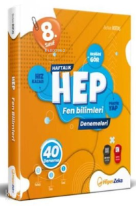 8. Sınıf HEP Fen Bilimleri Haftalık Deneme Föyleri