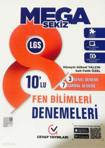 8. Sınıf LGS MEGA Fen Bilimleri 10 lu Denemeleri