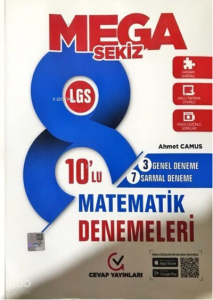 8. Sınıf LGS MEGA Matematik 10 lu Denemeleri