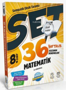8. Sınıf Matematik 36 Haftalık Kazanım Denemeleri