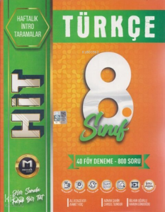 8.Sınıf Mozaik Hit 40 Lı Deneme Türkçe - 2023