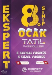 8.Sınıf Ocak Tatil Fasikülleri (5 Sayısal - 5 Sözel Fasikül)