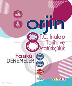 8. Sınıf Orjin İnkılap Tarihi Fasikül Deneme