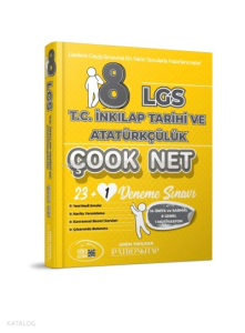 8. Sınıf T.C. İnkılap Tarihi ve Atatürkçülük Çook Net Deneme Sınavı