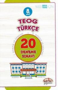 8. Sınıf TEOG Türkçe 20 Deneme Sınavı