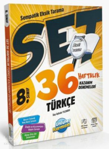 8. Sınıf Türkçe 36 Haftalık Kazanım Denemeleri