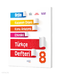 8 Türkçe Defteri