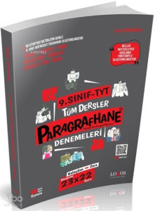 9. Sınıf TYT Paragrafhane Deneme Kitabı Lodos Yayınları
