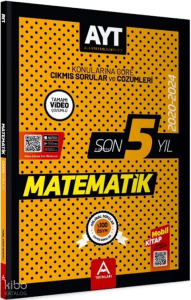 A Yayınları AYT Matematik Son 5 Yıl Çıkmış Sorular