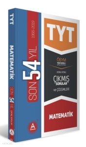 A Yayınları Tyt Mat.Son 54 Yıl Tam.Çöz.Konu Konu Çık.Sor.2020*