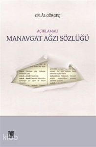 Açıklamalı Manavgat Ağzı Sözlüğü