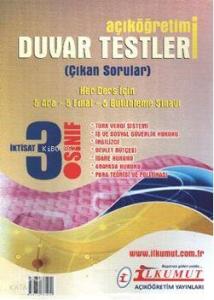 Açıköğretim 3. Sınıf| Duvar Testleri Seti; İktisat