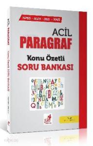Acil Paragraf Konu Özetli Soru Bankası Kpss- Ales-Dgs- Ygs