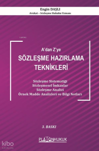 A'dan Z'ye Sözleşme Hazırlama Teknikleri