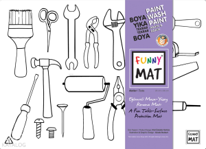 Akademi Çocuk Funny Mat - Aletler