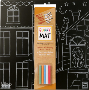 Akademi Çocuk Funny Mat Black (Tebeşirli) - Bizim Sokak