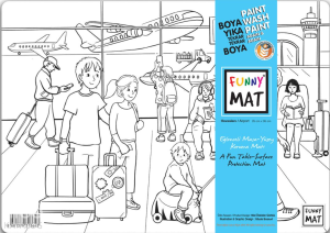 Akademi Çocuk Funny Mat - Havaalanı