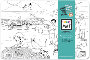 Akademi Çocuk Funny Mat - Küçük Balıkçılar