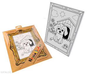 Akademi Çocuk Funny Mat - Washable Art - Köpek