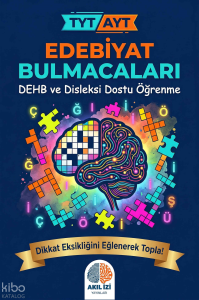 Akıl İzi Yayınları TYT-AYT Edebiyat Bulmacaları;Dehb ve Disleksi Dostu Öğrenme