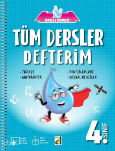 Akıllı Damla Tüm Dersler Defterim (4. Sınıf)