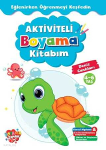 Aktiviteli Boyama Kitabım - Deniz Canlıları
