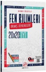Alan Yayınları TYT Fen Bilimleri Konu Özetli 20 x 20 Branş Denemeleri
