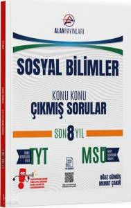 Alan Yayınları TYT MSÜ Sosyal Bilimler Konu Konu Çıkmış Sorular Son 8 Yıl