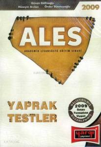 Ales (akademik Lisansüstü Eğitim Sınavı); yaprak Testler 2009