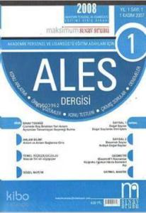 Ales Dergisi; Sayı: 1 Sınav Grubu
